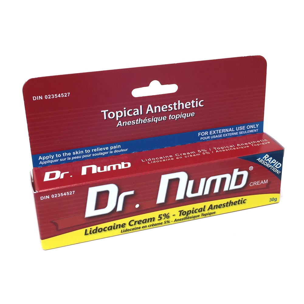 Dr. Numb Tattoo Topical Anesthetic Numbing Cream