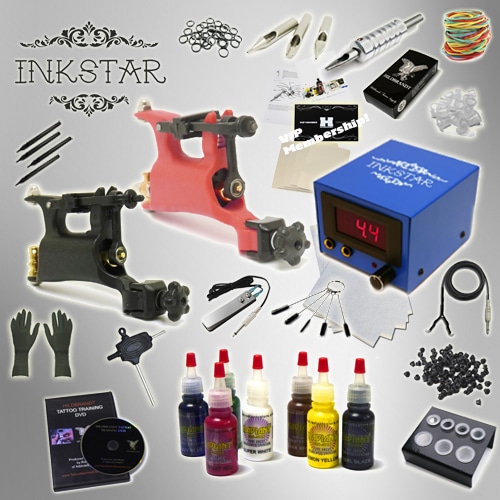 complete tattoo kit professional inkstar 2 machine rotary complete tattoo kit professional inkstar 2 machine rotary