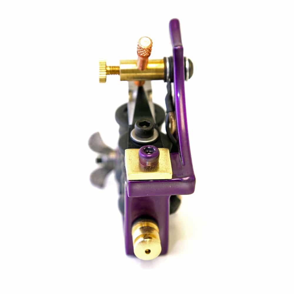 custom inx tattoo machine modified jensen purple liner custom inx tattoo machine modified jensen purple liner