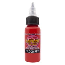 radiant colors tattoo ink blood red
