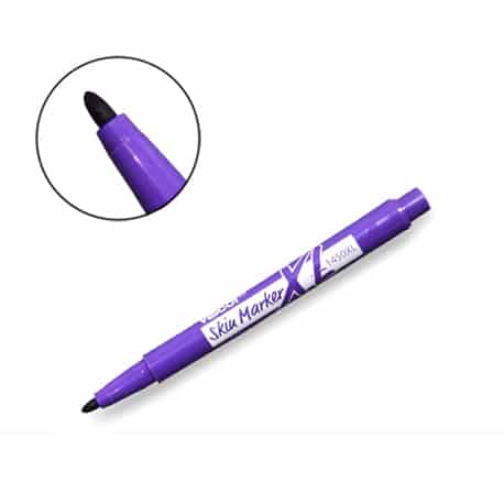 Tattoo Skin Scribe Pen Marker Dual Tip Blue 1 or 5 - Hildbrandt