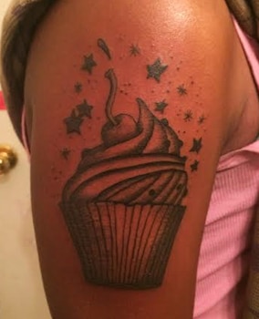 Cup Cake Tattoo