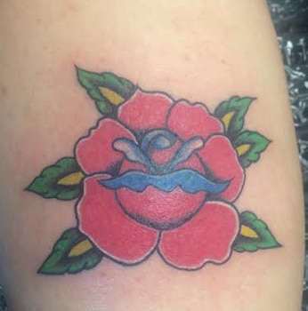 Old American Rose Tattoo