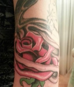 rose artistic tattoo