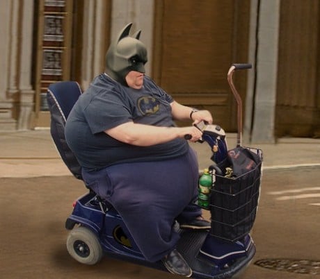 fat batman halloween costume
