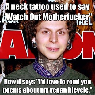 neck tattoo meme