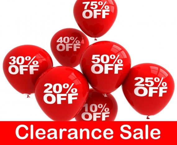 clearance sale