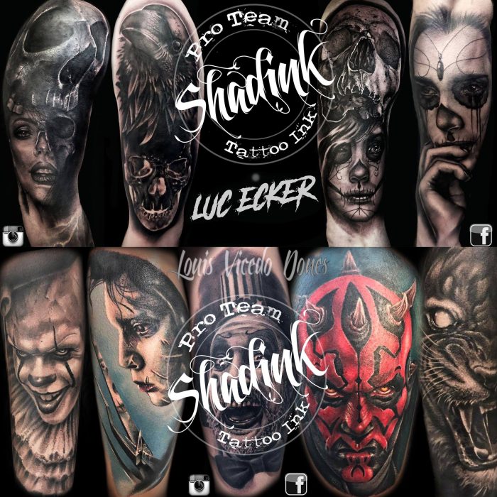 Shadink Tattoo Ink Luc Ecker Louis Vicdeo Dones