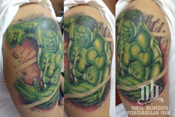 hulk tattoo