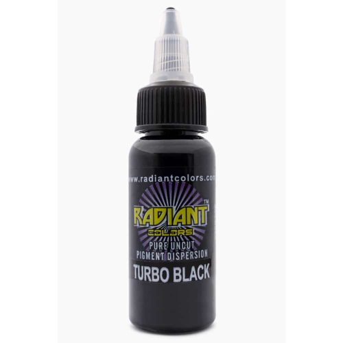 radiant colors tattoo ink turbo black