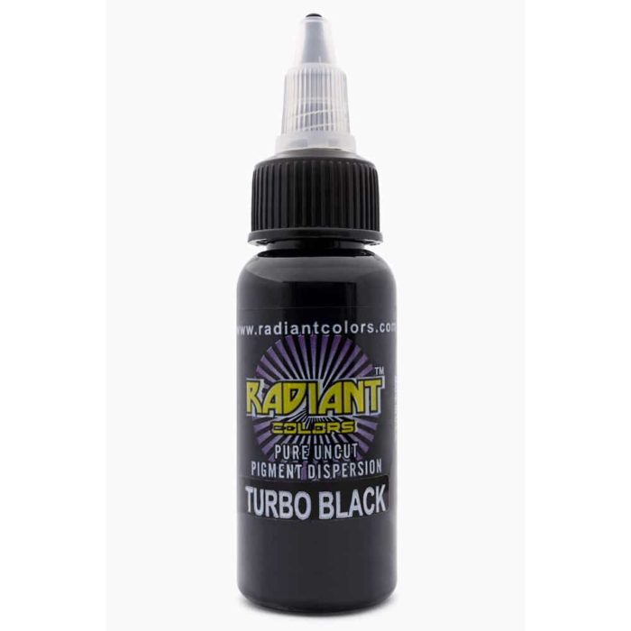 radiant colors tattoo ink turbo black