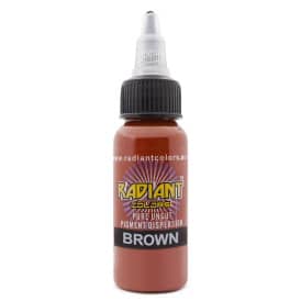 Tattoo Ink: Radiant Colors Brown 1oz