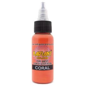 Tattoo Ink: Radiant Coral 2oz