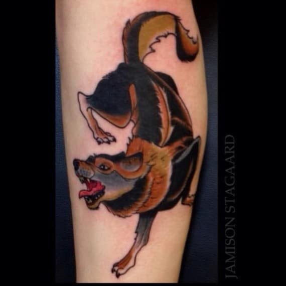 dog tattoo