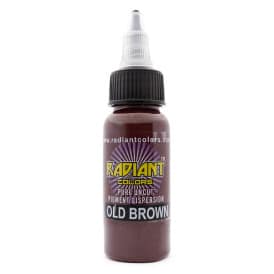 Radiant Colors Tattooing Ink: Old Brown 1oz.