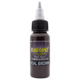 Radiant Colors Tattooing Ink: Seal Brown 2oz.