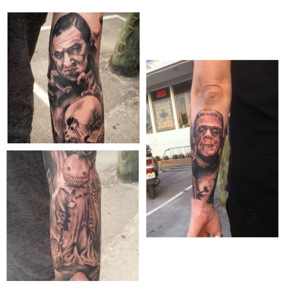 Munsters Tattoo Sleeve 3