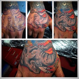 hindu elephant tattoo