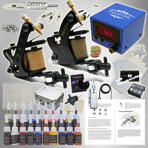 Tattoo Kit: Journeyman C & Case & 20 Colors - Hildbrandt Tattoo Supply Tattoo Kit: Journeyman C & Case & 20 Colors - Hildbrandt Tattoo Supply