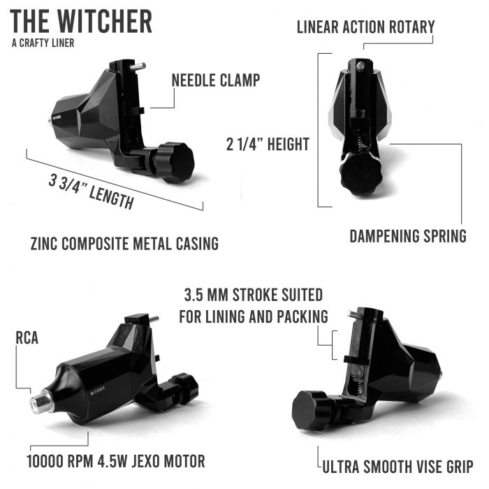 Hildbrandt Witcher Rotary Tattoo Machine 2