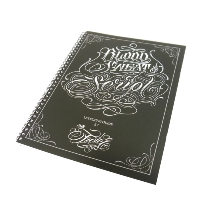 blood sweat script tattoo book