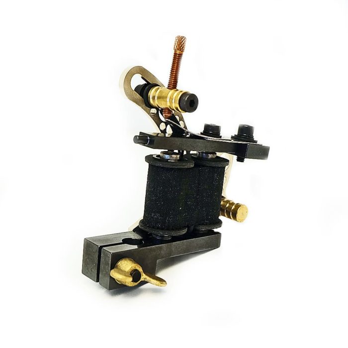 dickie golden bullet hole silver coil tattoo machine 4