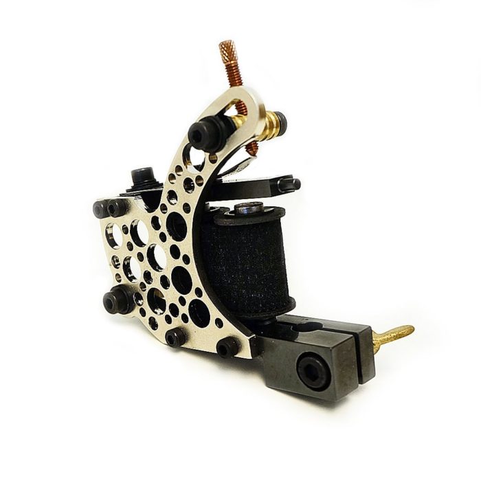 dickie golden bullet hole silver coil tattoo machine 5a