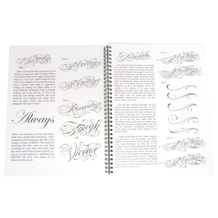 blood sweat script tattoo book 4