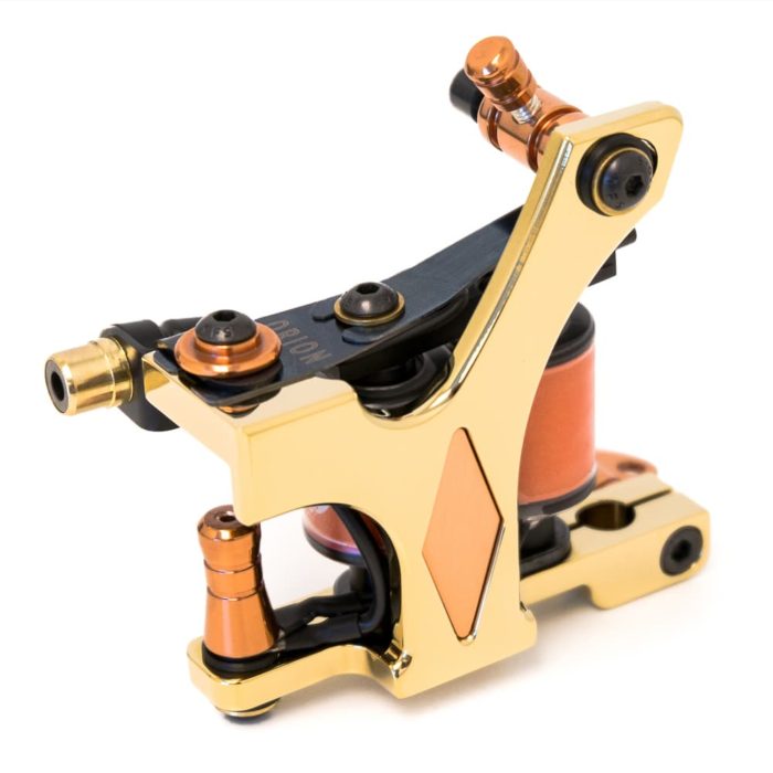 Golden tattoo machine coil diamond shader 2