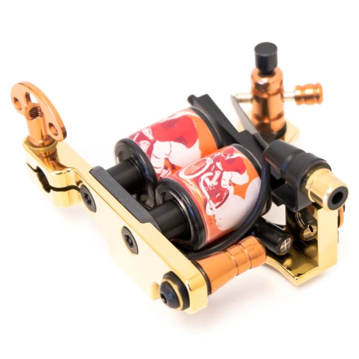 Golden tattoo machine coil diamond shader 6