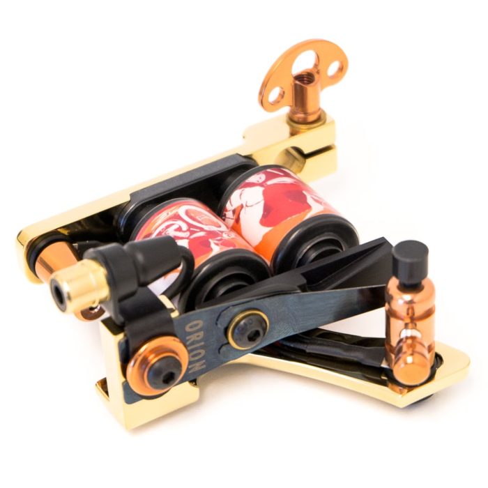 Golden tattoo machine coil diamond shader 7