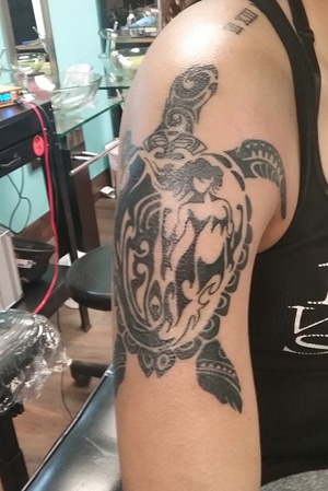 Haida Turtle Tattoo