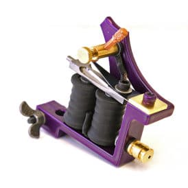 iron inx tattoo machine modified jensen purple liner 5