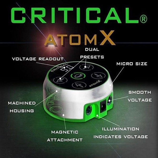 Critical Tattoo Power Supply Atom X 3