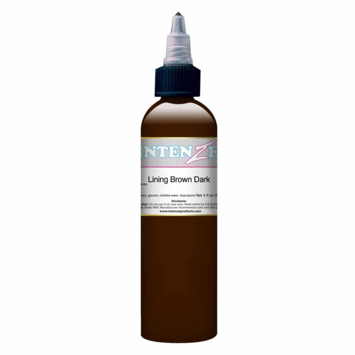 Intenze Lining Brown Dark Tattoo Ink