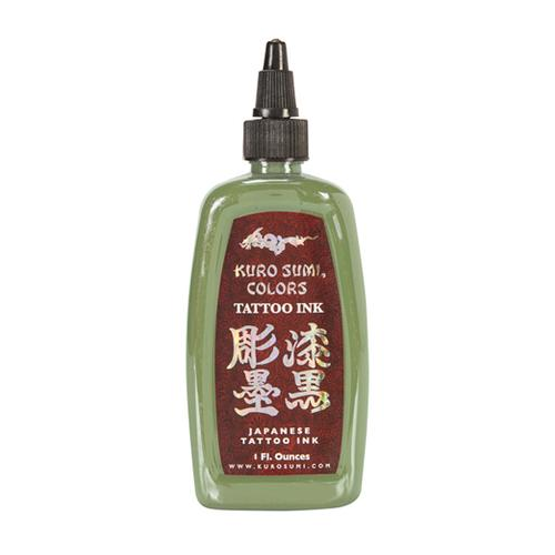 Kuro Sumi Tattoo Ink - Wasabi Green