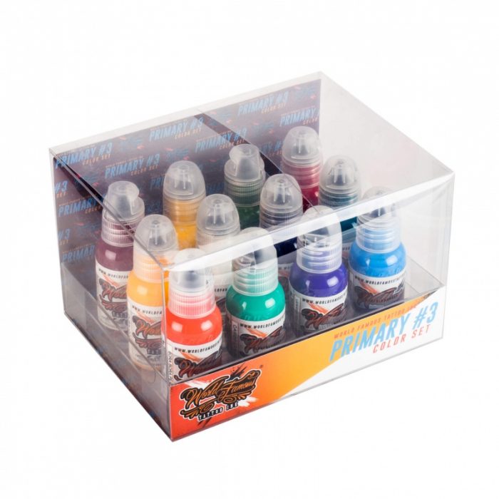 World Famous Primary Color Ink Set #2  World Famous Tattoo Ink – IPR  Distributors