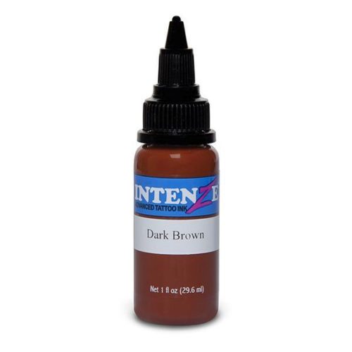 Intenze Tattoo Ink, Dark Brown