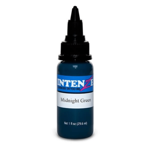 Intenze Tattoo Ink, Midnight Green