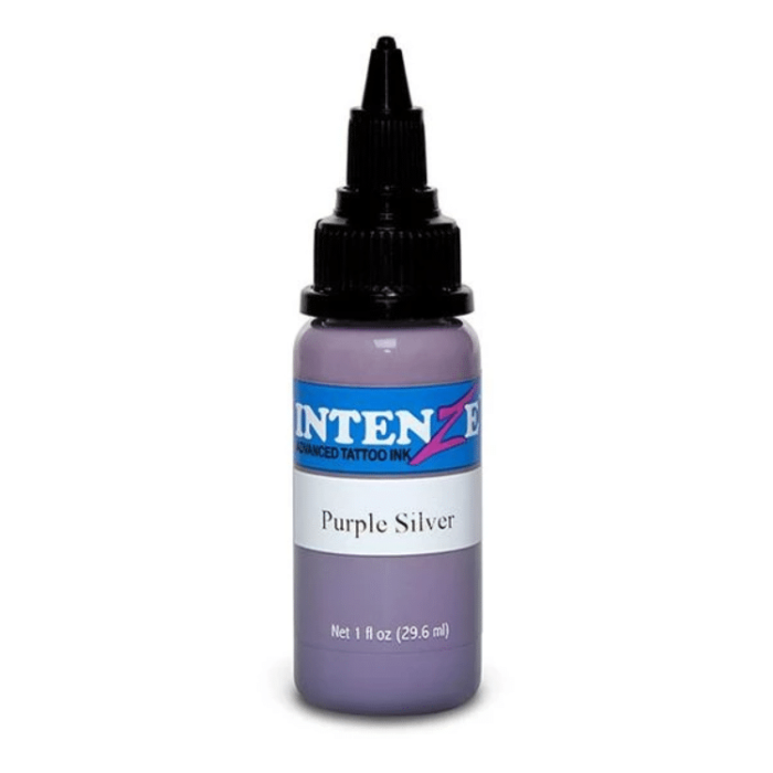 Intenze Tattoo Ink, Purple Silver