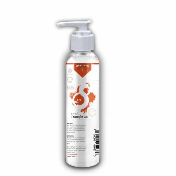 S8 Red Tattoo Transfer Gel 8oz