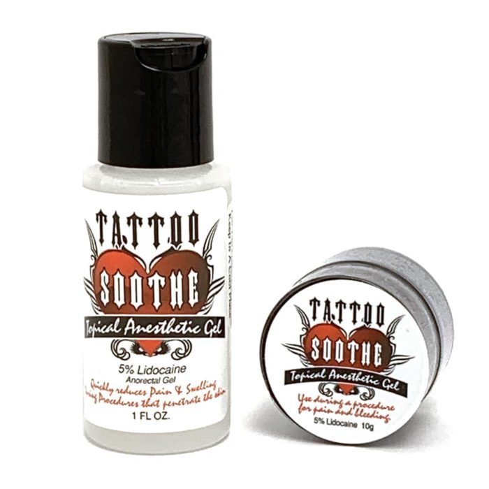 Tattoo Soothe Anesthetic Numbing Gel