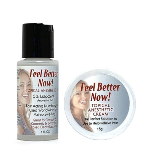 Feel Better Now Anesthetic Numbing Gel & Cream