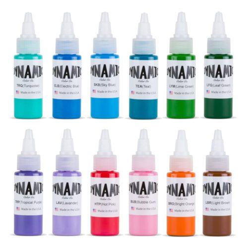 Tattoo Ink set - Dynamic Color Blends 1oz