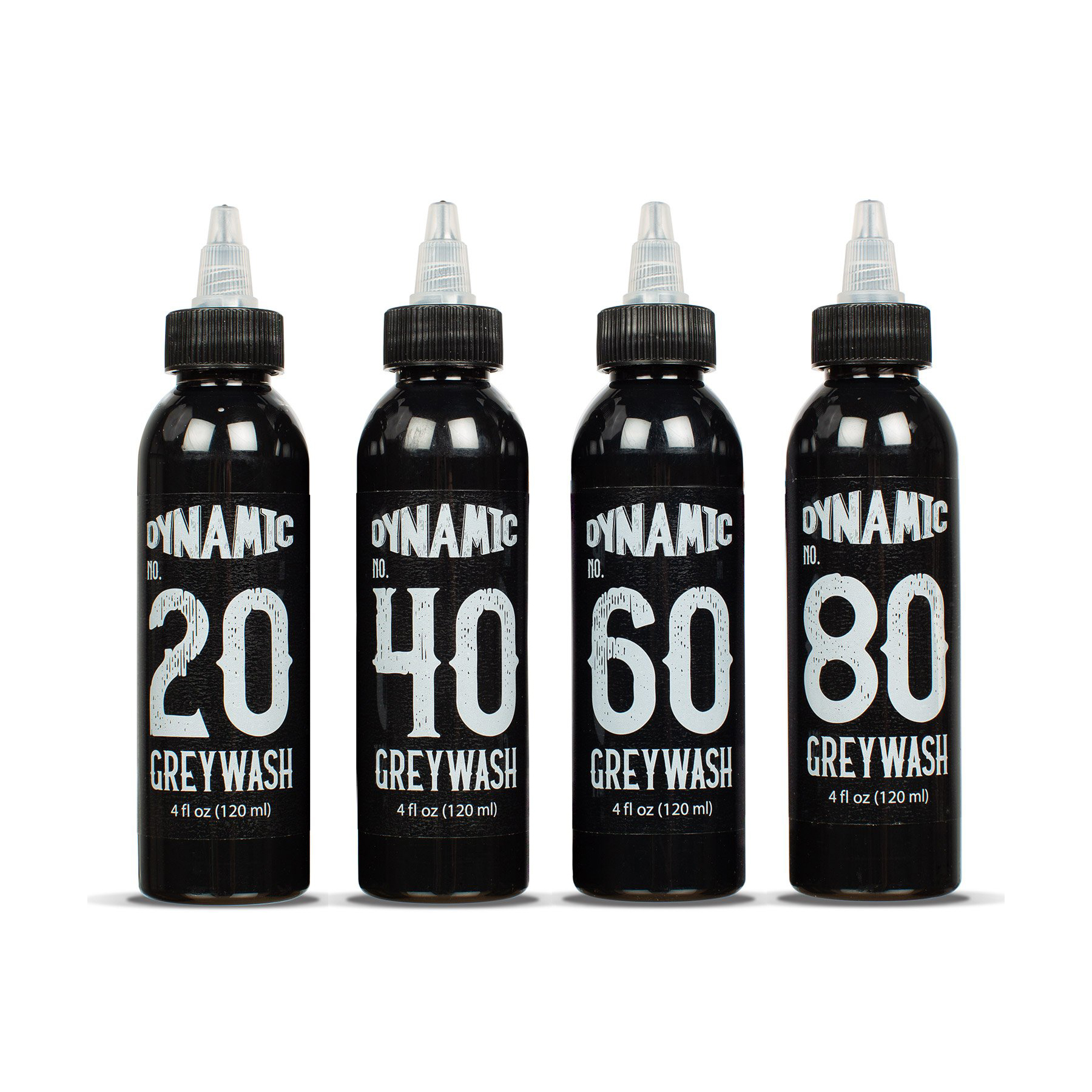 Dynamic Greywash Tattoo Ink - 4 oz. Bottle Set – The Supply Truck