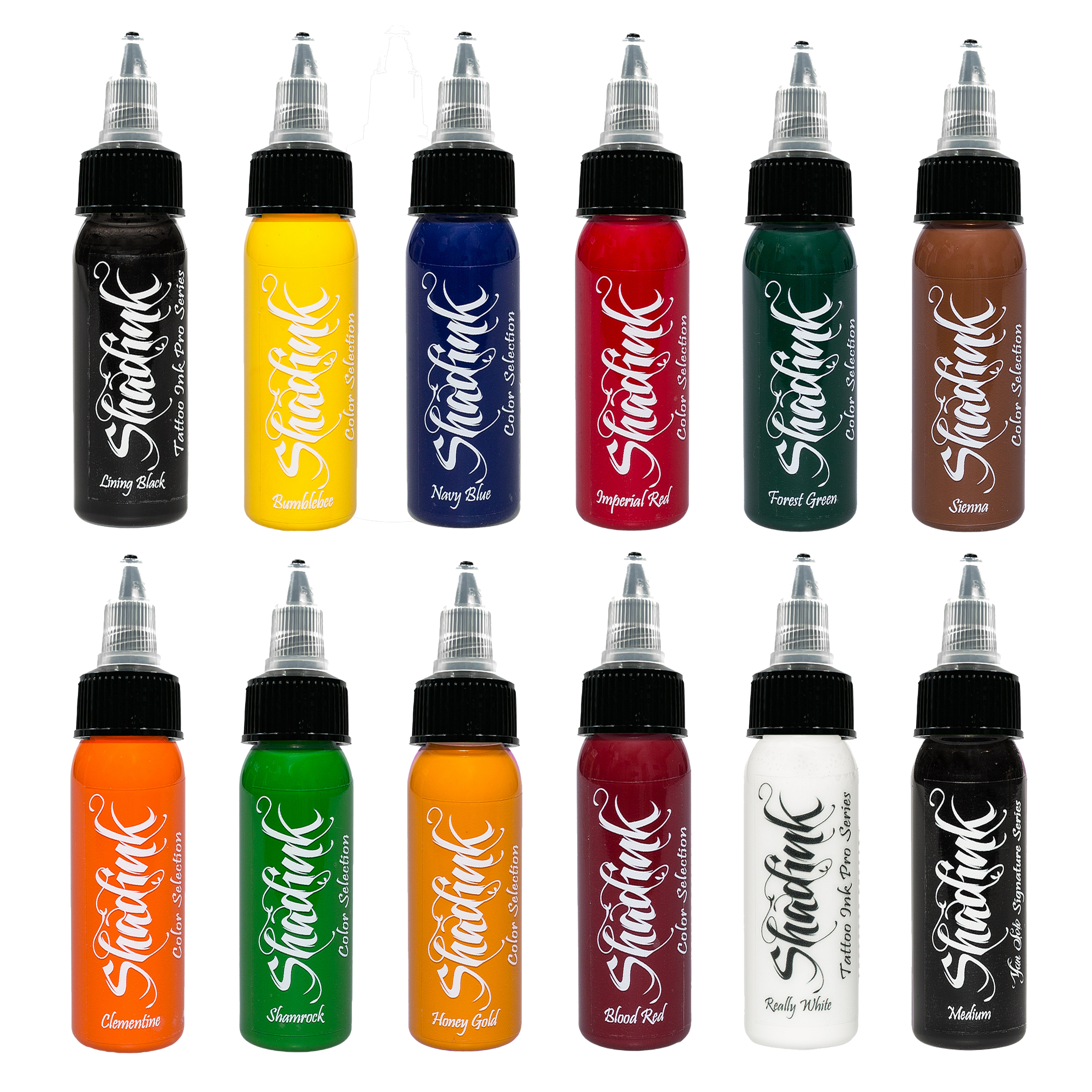 Shadink American & Neo Traditional Tattoo Ink Set