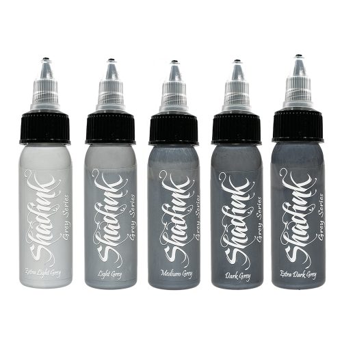 Shadink Tattoo Ink Grey Series Set