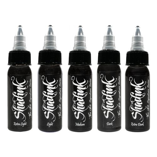 Shadink Tattoo Ink Graywash Set Yan Solo