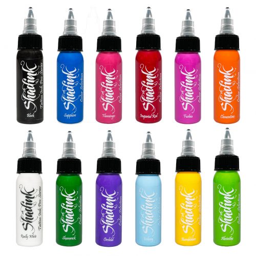 Shadink Tattoo Ink New School Watercolor Set