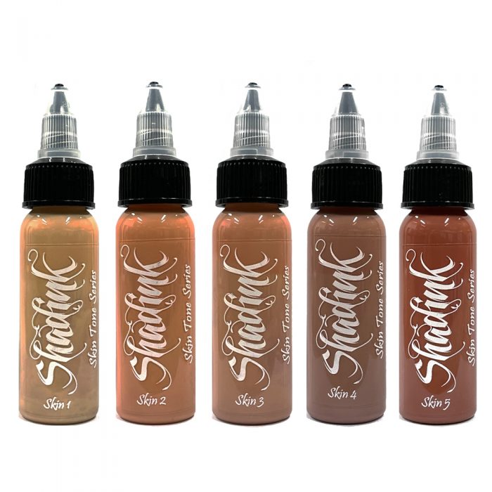 Shadink Tattoo Ink Skin Tone Series Set